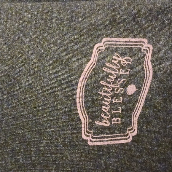 Christian long sleeve t shirt in charcoal grey, XL - Picture 2 of 5